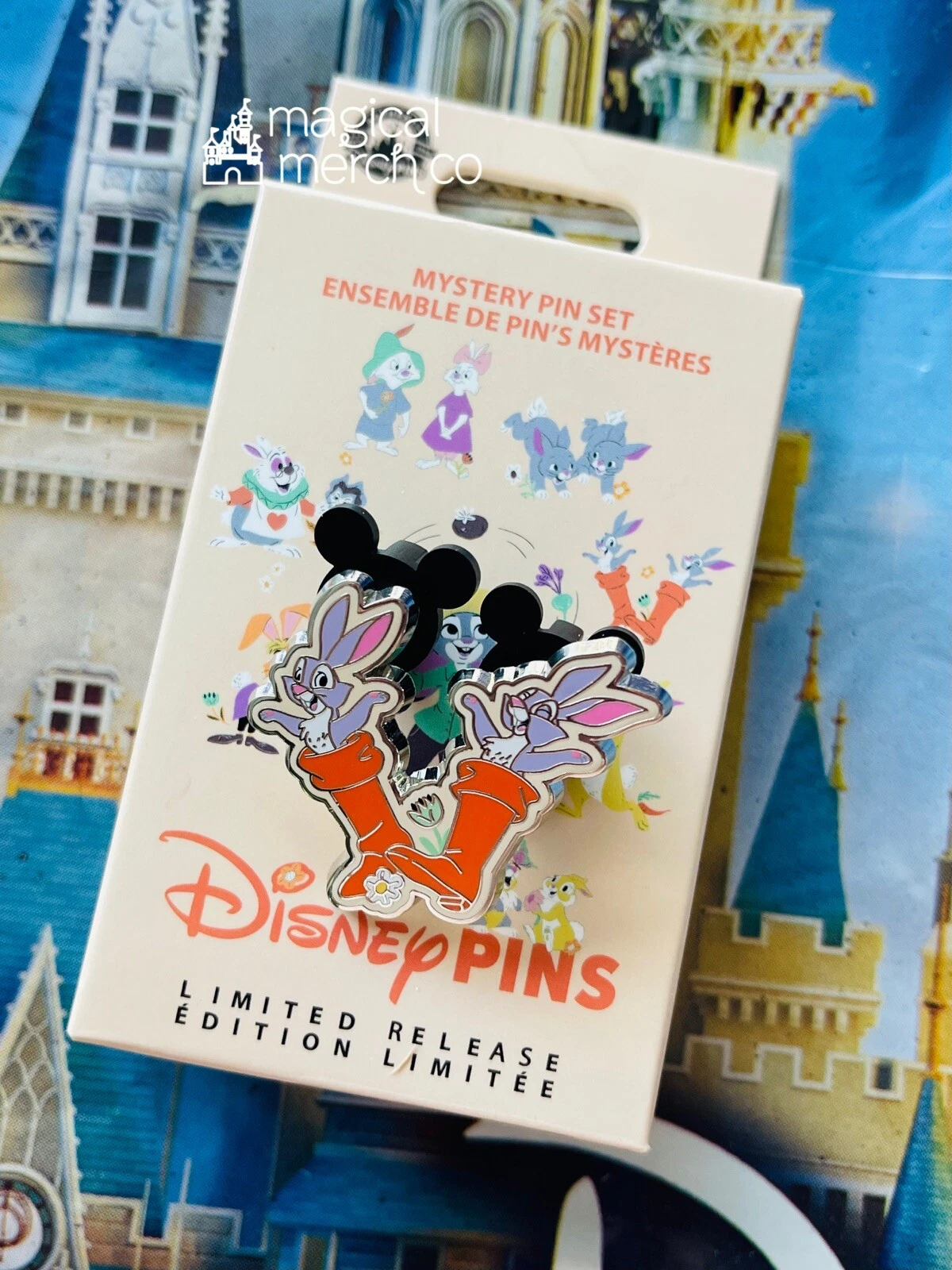 2023 Disney Parks Reigning Rabbits LR Mystery Pin Sleeping Beauty Bunny Only