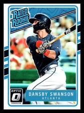 2017 Donruss Optic #33 Dansby Swanson Holo RC Rookie Atlanta Braves