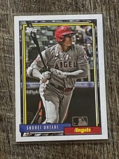 2021 Topps Update Series Shohei Ohtani 1992 Redux #T92-4 LA Angels Insert