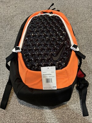 Nike Air Max 17L Bubble Unisex Backpack School Bag Black/Orange/White/Red  New