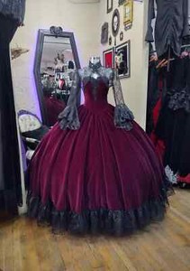 Quinceanera Dress Burgundy | eBay