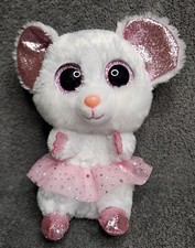 Ty Ballerina Mouse Beanie Boos Plush Glitter Eyes Toy Stuffed Animal Toy 7" 2021