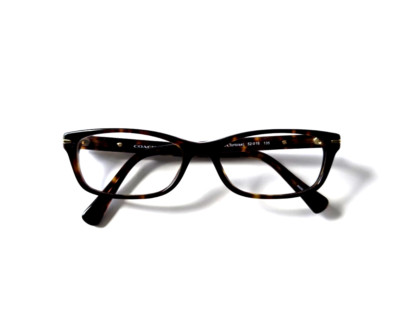 COACH HC6054 ELISE 5001 DARK TORTOISE OVAL FULL RIM EYEGLASSES FRAMES 52-16-135