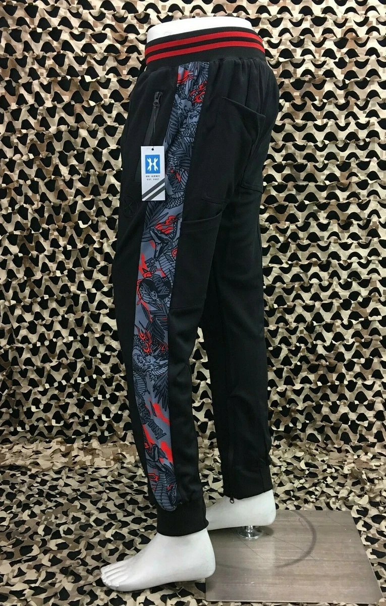 Pantalon Paintball Dye Léger Rouge/noir - Taille Large (34-38) Style Jogger - Occasion