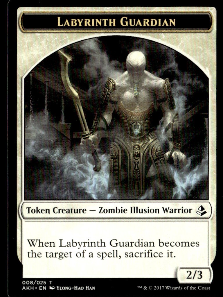 2017 Amonkhet Tokens Labyrinth Guardian Token/Common #8