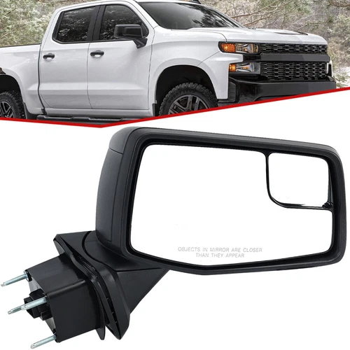 For 2019-2023 Chevrolet Silverado 1500 Truck Mirror Passenger Right Side Heated