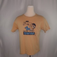 VTG 90s Enjoy The Swim West Texas Summer Single Stitch T Shirt Mens L USA Made
