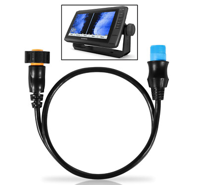 010-12122-10 8-Pin Xdcr to 12-Pin Sounder Adapter XID For ECHOMAp Plus 75, 95sv