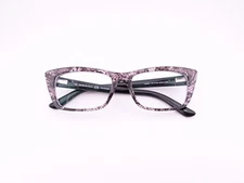 Valentino Eyeglasses, Frames Only, V2664 031 Blk Lace, 51-16-135, Plastic, Italy