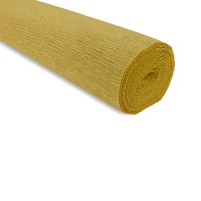 Krepppapier Rolle 180g (50 x 250cm) Honig Senf (Farbton 579)