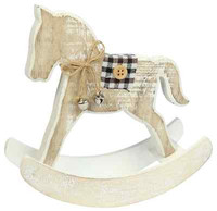Dekoration Holz Schaukelpferd Woody Happyross Geschenk Deko