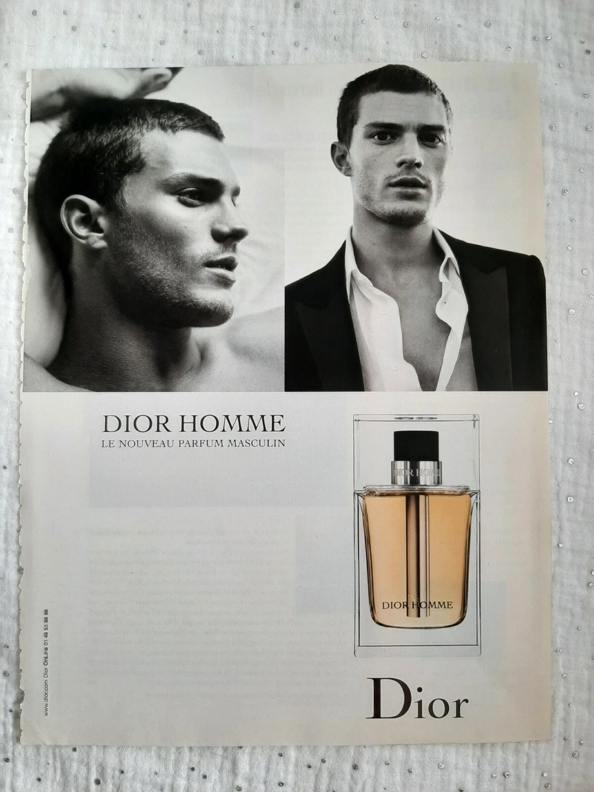 Publicité papier Parfum. Perfume Ad C. Dior Homme de 2005