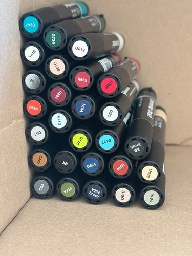 Winsor Newton Promarker Marker Pens Bundle Set of 27 Colours