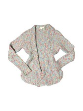 Vintage Monsoon Women’s Multi-coloured Mohair Wool Blend Cardigan Size Small