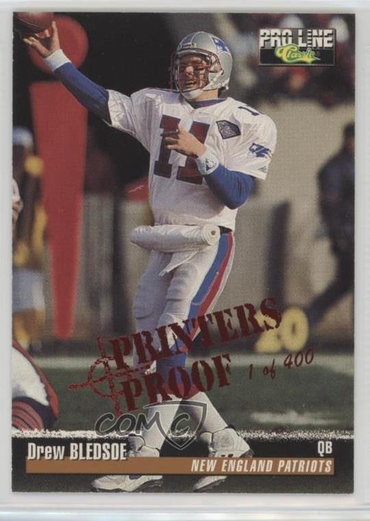 1995 Classic Pro Line Printers Proof /400 Drew Bledsoe #175 0q3