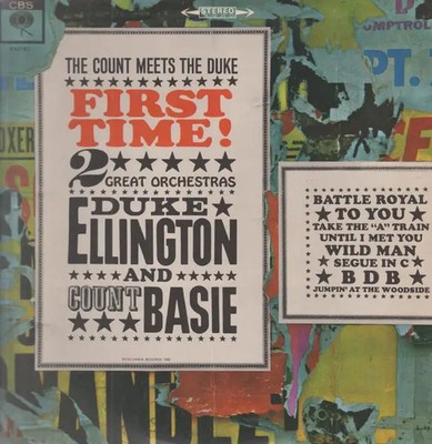 LP Duke Ellington And Count Basie First Time! The Count Meets The Duke CBS