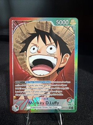 Monkey.D.Luffy (001) (Alternate Art) OP13-001 Carrying On His Will Foil