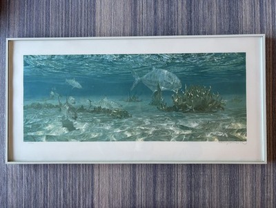 Stanley Meltzoff Signed  Below On The Flats'' Lithograph 59/750