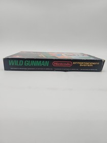 Wild Gunman (Nintendo NES, 1985) Complete in Box CIB 5 Screw Hang Tab Variant