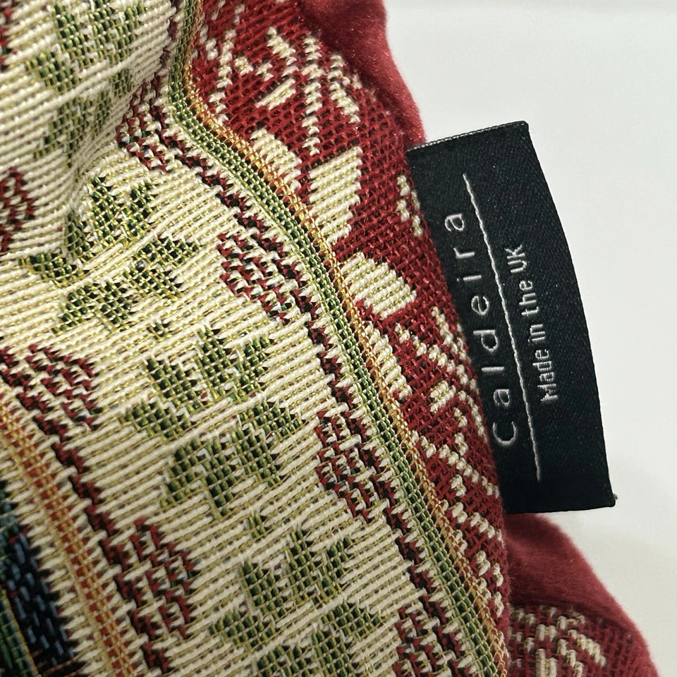 Santa Claus Caldeira Design Tapestry Christmass Decorative Throw Pillows 18x18 - Image 4 of 4