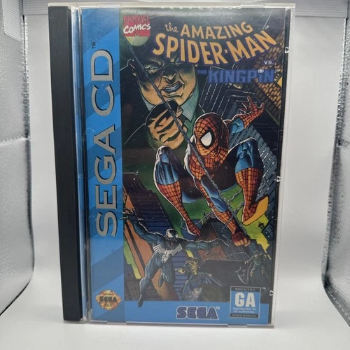 The Amazing Spiderman vs. The Kingpin - Sega CD (Complete w/ Manual ) 🔥