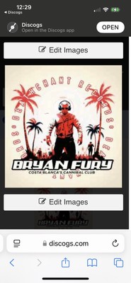 Bryan Fury - Costa Blanca's Cannibal Club - 2 X 12'' VINYL - Deathchant CHANTLP18