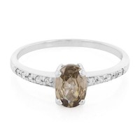 Cavill Ring Damen Sterlingsilber 925 Zirkon Zimt 1,02Ct Ovalschliff