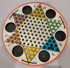 Vintage J Chein & Co. Tin Chinese Checkers 60 Marbles