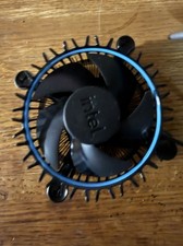 Intel CPU Fan with Heatsink Black Copper Aluminum Plastic