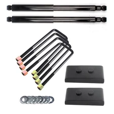 PICKOOR 1" Rear Leveling Lift Kit & Rear Shocks Struts Absorber For Ford F-150