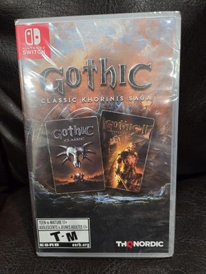 New Sealed Gothic 1 & 2 Classic Khorinis Saga Nintendo Switch Game