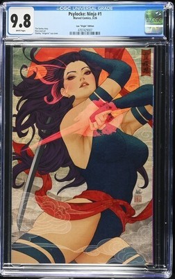 Psylocke Ninja 1 Marvel 2026 CGC 9.8 Artgerm Lau 1:200 virgin variant