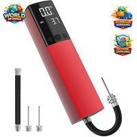 Elektrische Ballpumpe Tragbar Schnell Aufblasen Mit Manometer Lcd-Display 2