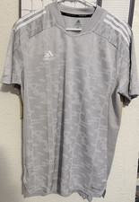 adidas Condivo21 Primeblue Camouflage Jersey Gray Men's M Soccer Football