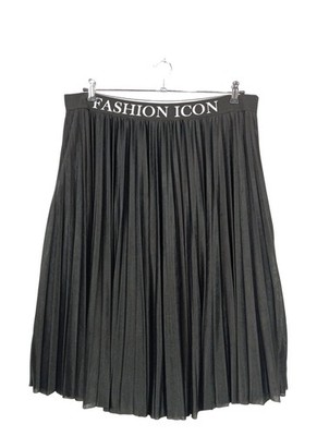 MONARI Faltenrock Damen Rock Gr. DE 46 schwarz Elegant