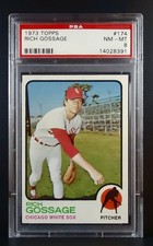 1973 Topps - Rich Gossage #174 (RC) Rookie PSA 8 HoF
