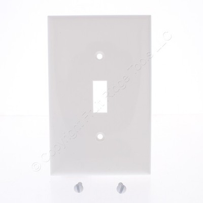 25-Pack Eastman Ivory 1-Gang MidSize Toggle Switch Thermoplastic Wallplate Cover