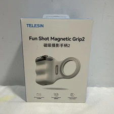 Fun Shot Magnetic Grip2 by Telesin Model TPMP001-01, White ~ NEW SEALED