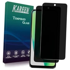  2 Pack Privacy Screen Protector for Motorola Moto G 5G (2025) Anti Spy 