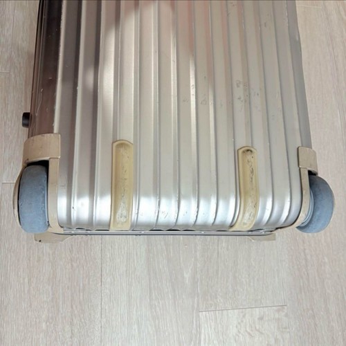 Rimowa Leather Handle Duralumin 2-wheels Carry Case Suitcase - Picture 14 of 19