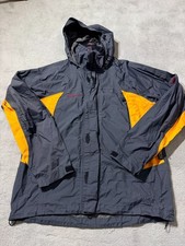 MAMMUT MENS GORE-TEX PACLITE SHELL JACKET GREY YELLOW HIKING TREKKING SIZE M