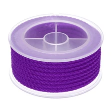 Nylon Thread Twine Beading Cord 10.5ft Bracelets String Cord Rope Bright Purple