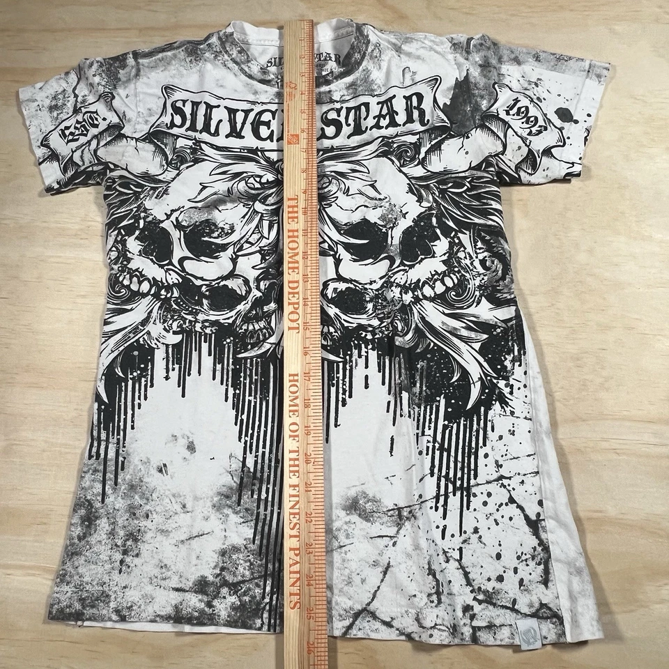 Camiseta A6240 Silver Star Casting Company DE COLECCIÓN AOP Talla Pequeña Foto 2 de 4