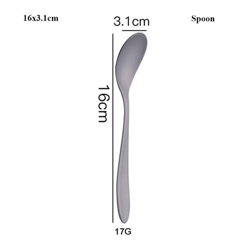 Environmental Titanium Spoon Portable Light Titanium Cookware Outdoor Tool - Picture 19 of 19