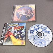 Digimon Rumble Arena (Sony PlayStation 1, 2002) PS1 Complete CIB Game