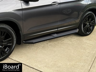 APS Premium 6'' Flat Black Side Steps Fit 16-22 Honda Pilot