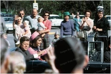 8x10 Print John F. Kennedy Jackie Kennedy Dealey Plaza 1963 Assassination #DLT