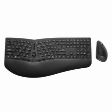 Perixx Periduo-614US, Wireless Quiet Ergonomic Keyboard and Vertical Mouse Combo