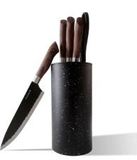 Knives Set with Block,High Carbon Stainless Steel Chef Knife Set