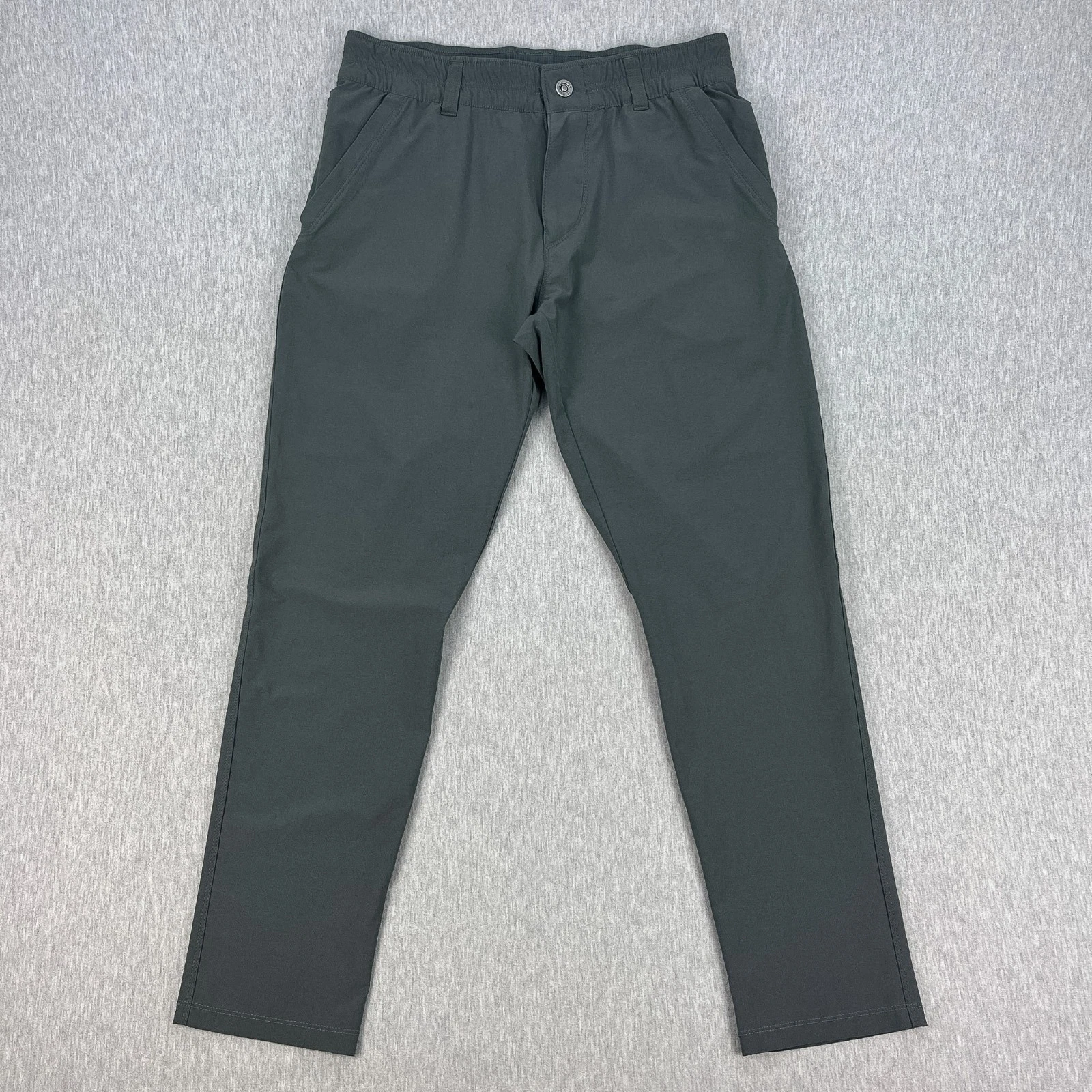 Kuhl Navigatr Pants Mens 32x30 Gray Stretch Tapered Water Resistant Nylon Hiking